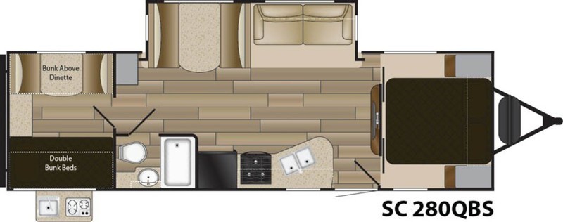 2017 Cruiser Rv SHADOW CRUISER 280QBS TRAVEL TRAILER