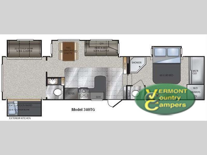 2011 Keystone Rv Avalanche 340TG