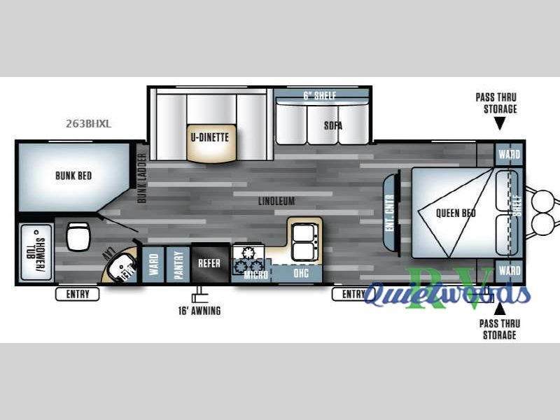 2016 Forest River Rv Salem Cruise Lite 263BHXL