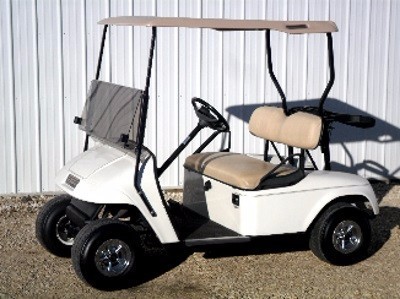 2006 Ezgo EZ GO TXT Gas Golf Cart with SS Wheel Covers