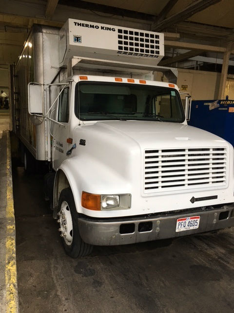 2000 International 4700 Low Profile  Refrigerated Truck