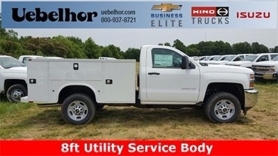 2016 Chevrolet Silverado 2500hd 8ft Utility Service Bod  Pickup Truck