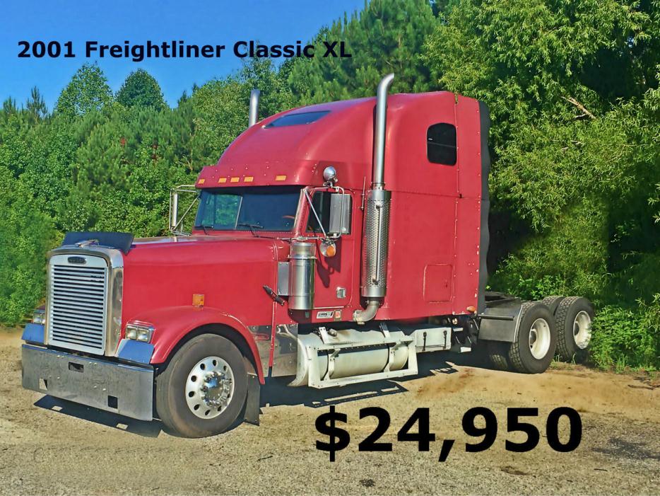 2001 Freightliner Fld13264t Classic Xl  Conventional - Sleeper Truck