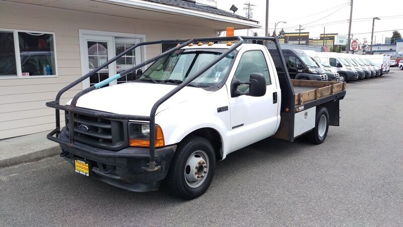 2001 Ford F350  Flatbed Truck