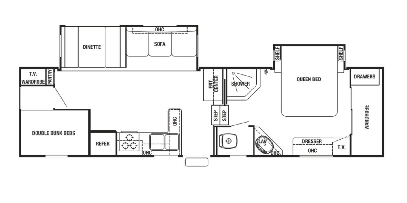 2004 Forest River Cedar Creek Silverback 31LBHBS