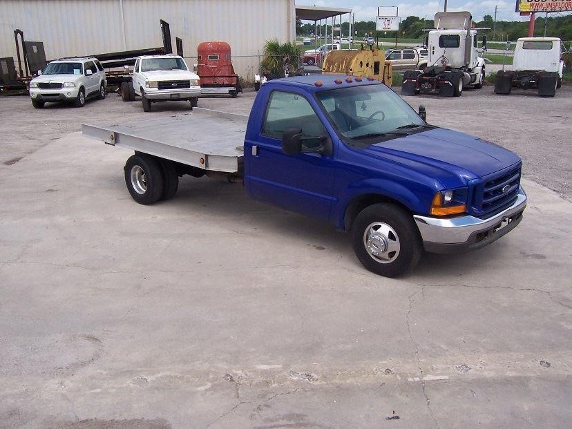 1999 Ford F350 Sd  Flatbed Truck