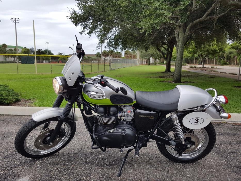 2016 Triumph Thruxton 1200 R Silver Ice