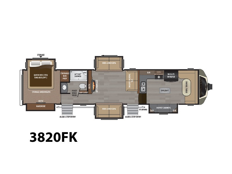 2017 Keystone Rv Montana 3820FK