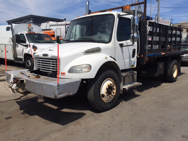 2007 Freightliner M2 106 Stake Body 18 Foot Flatbed 20,000  Dump Truck