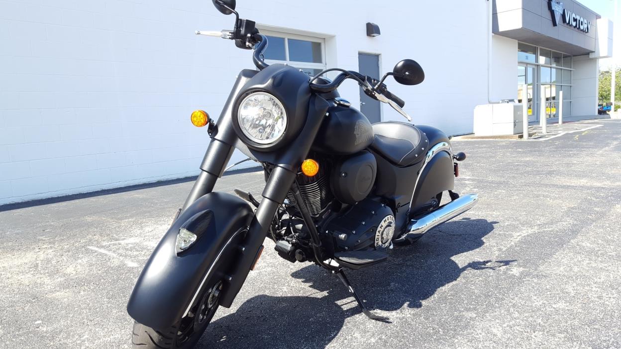 2016 Indian Chieftain Dark Horse Thunder Black Smoke