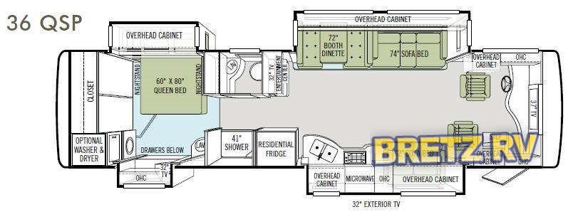 2012 Tiffin Motorhomes Allegro Bus 36 QSP