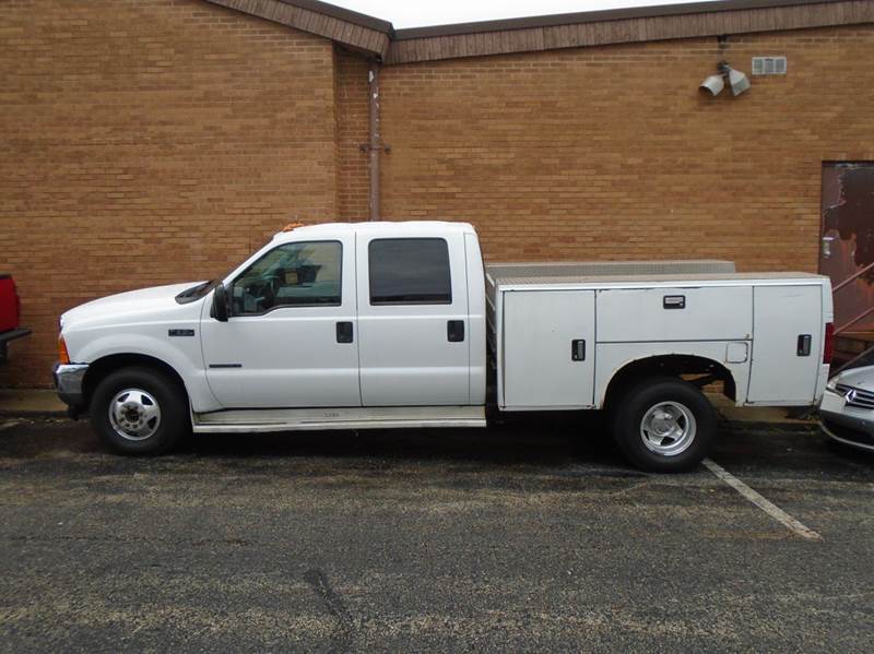 2001 Ford F-350 Sd Xlt Diesel Crew Cab Utility Box  Mechanics Truck