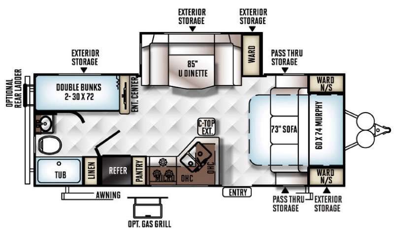 2017 Forest River Rv Rockwood Mini Lite 2504S