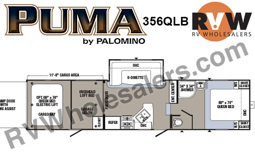 2017 Palomino Puma 356QLB