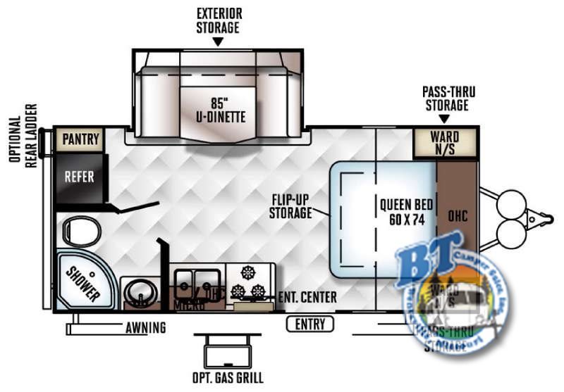 2017 Forest River Rv Rockwood Mini Lite 2104S