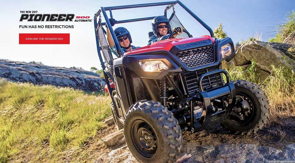 2017 Honda Pioneer 500 Red (SXS500M2)