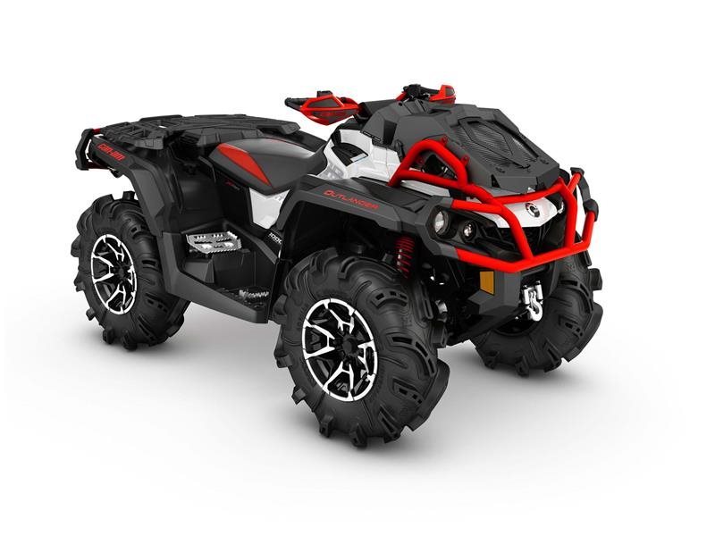2017 Can-Am Outlander X mr 1000R Black / White / Can-Am Red