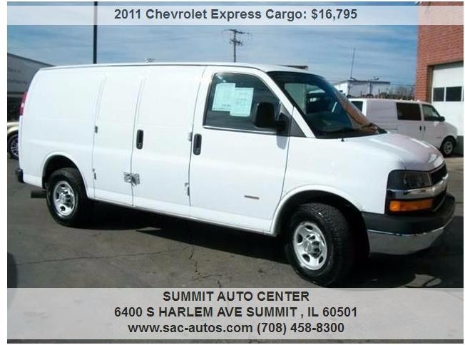 2011 Chevrolet Express Cargo  Cargo Van