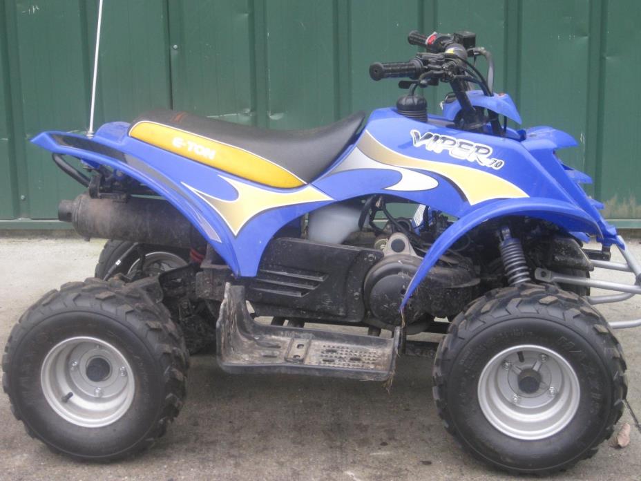 2006 E-Ton VIPER 70 KIDS QUAD MINT NEEDS NOTHI