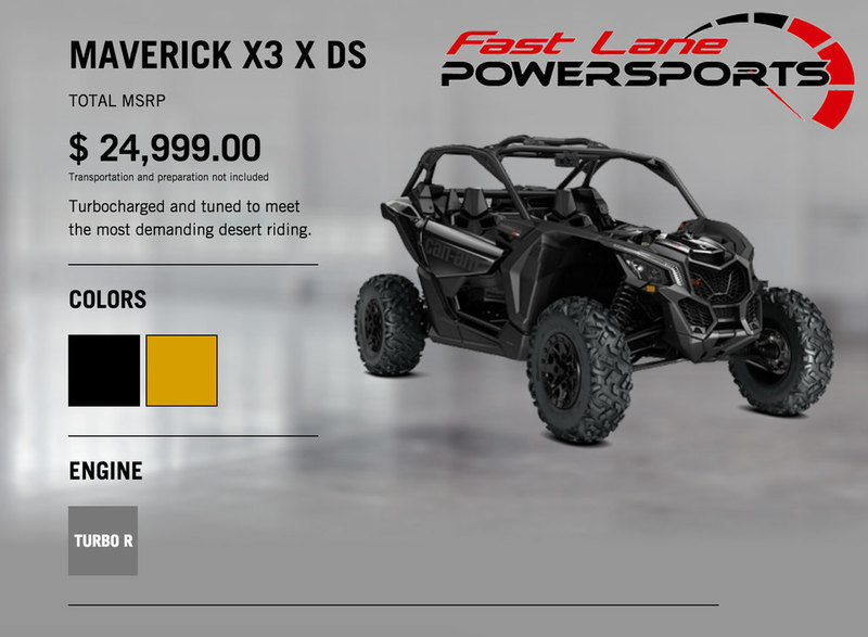 2017 Can-Am Maverick X3 X DS Turbo R For Sale