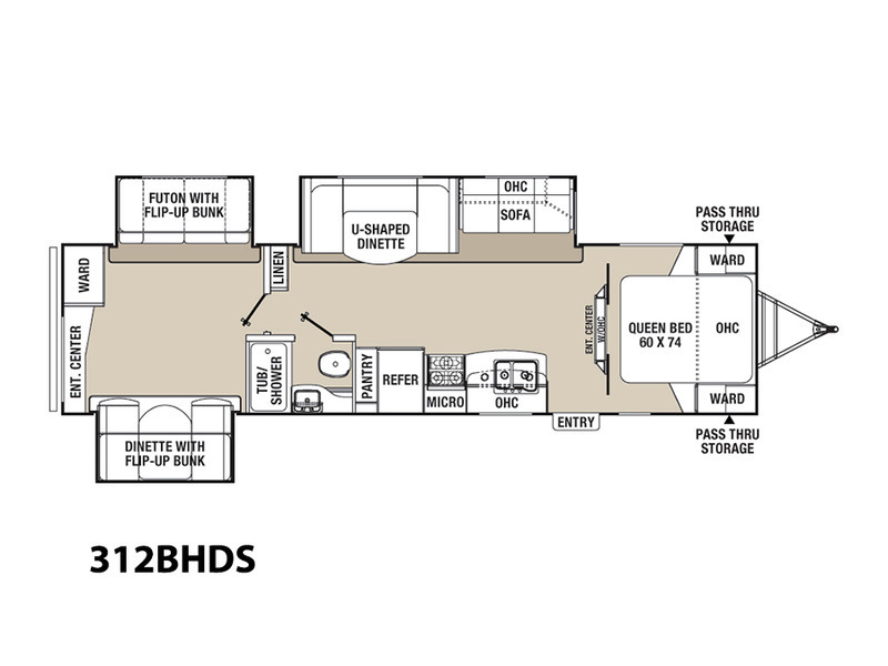 2015 Coachmen Freedom Express 312BHDS