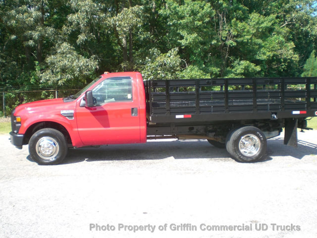 2008 Ford F350 Just 12k Miles Rack Stake Body Drw  Flatbed Truck
