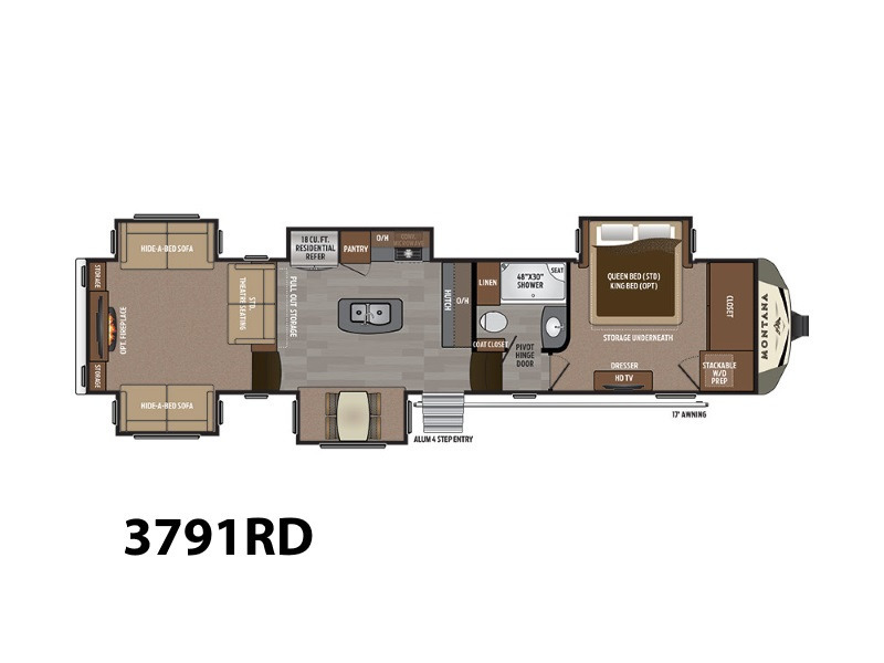 2017 Keystone Rv Montana 3791RD