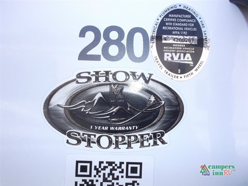 2016 Kz Sportsmen Show Stopper S280BHSS