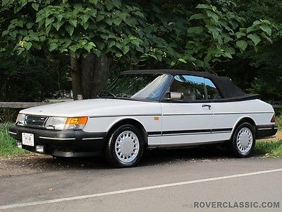 Saab : 900 Turbo Convertible 1993 saab 900 turbo convertible 79 343 original miles manual gearbox