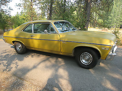 Chevrolet : Nova Base 2 Door Coupe 1971 68 69 70 72 nova 2 door v 8 auto ac ps original paint calif car yenko ss