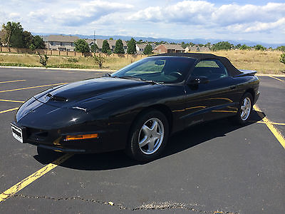 Pontiac : Firebird SLP Firehawk 1995 pontiac slp firehawk 214 rare black w black convertible automatic