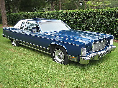 Lincoln : Town Car 1976 lincoln town coupe 2 dr 1 owner
