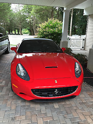 Ferrari : California Base Convertible 2-Door 2009 ferrari california w ferrari new power warranty red black loaded tubi