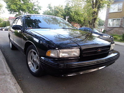 Chevrolet : Caprice Classic Sedan 4-Door 1995 police interceptor 350 lt 1 black mint 4 door rebuild engine tranny