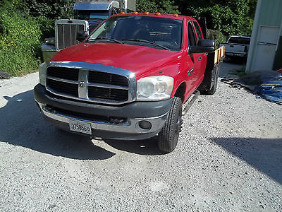 Dodge : Ram 3500 4 Door Crew Cab 2007 dodge 3500 crew cab diesel flatbed truck