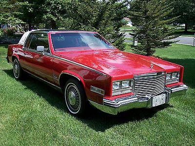 Cadillac : Eldorado BIARRITZ 1979 cadillac eldorado biarritz red red leather 350 v 8 29 k ready to run great
