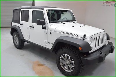 Jeep : Wrangler Rubicon SUV 3.6L V6 Gas 4X4 Soft Top Manual Soft Top 17in Polished Gray Wheels 2015 Jeep Wrangler Unlimited Rubicon