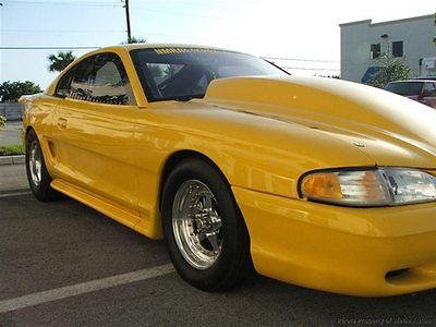 Ford : Mustang SVT Cobra Coupe 2-Door 1994 mustang cobra 88 mm turbo race prostreet 438 dart block 10.5 tire car