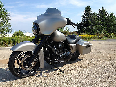 Harley-Davidson : Touring 2007 harley davidson street glide flhx custom denim pewter