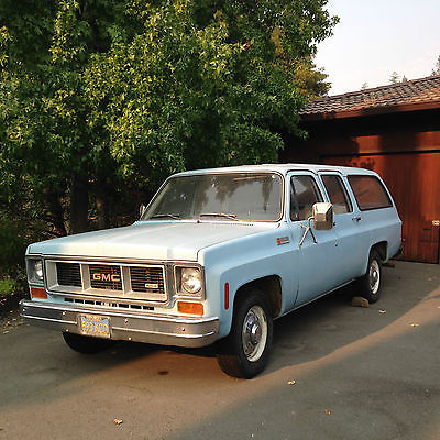 GMC : Suburban 1974 gmg suburban super custom 2500 454 one owner