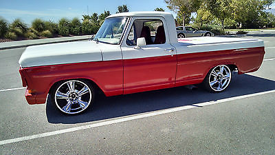 Ford : F-100 Customized Classic Ford F100 Short Bed Truck 1971 ford f 100 short bed truck 1971 ford f 100 swb truck 4 wheel disc brakes