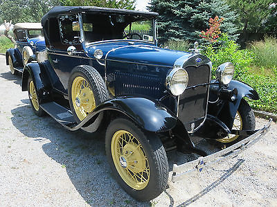 Ford : Model A 2 door roadster 1930 ford model a roadster dual mount 2008 body off restoration