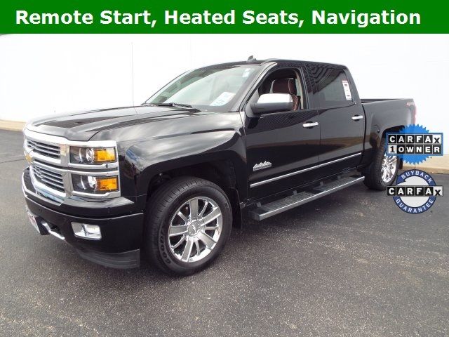 Chevrolet : Silverado 1500 High Country High Country FULLY LOADED  SILVERADO CREW CAB 4X4 5.3L LEATHER 20'S CLEAN TRUCK