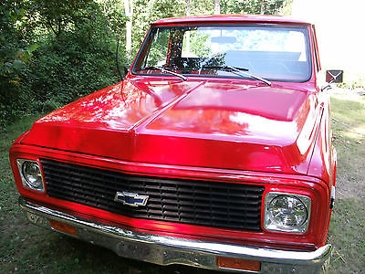 Chevrolet : C-10 C10 1972 chevrolet c 10 classic red truck vintage