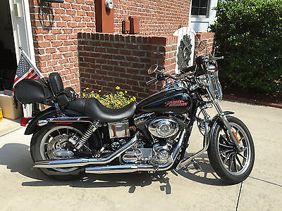 Harley-Davidson : Dyna 2004 black harley davidson dyna low rider fxdli loaded w extras pristine