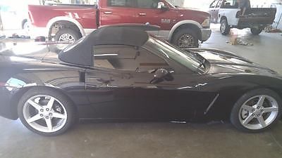 Chevrolet : Corvette Base Convertible 2-Door 2005 triple black corvette convertible theft recovery runs and drives