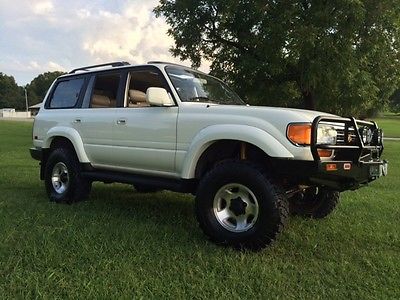Toyota : Land Cruiser FJ80 FJ80, 1995 Toyota Land Cruiser, 4WD, 3rd row jump seats, all leather, sunroof