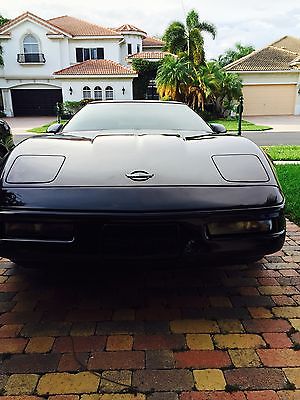 Chevrolet : Corvette Targa Top 1994 corvette black on black excellent condition