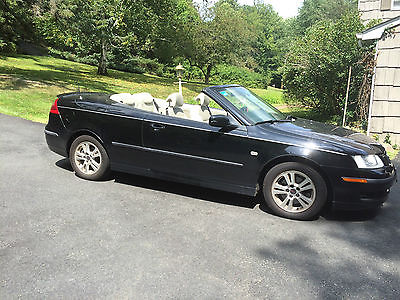 Saab : 9-3 2.0T Convertible 2-Door 2006 saab 9 3 convertible black excellent bluetooth iphone 4 doc