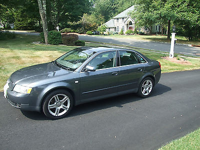 Audi : A4 Base Sedan 4-Door 2002 audi a 4 3.0 l quattro auto gray 125 000 leather navigation very nice